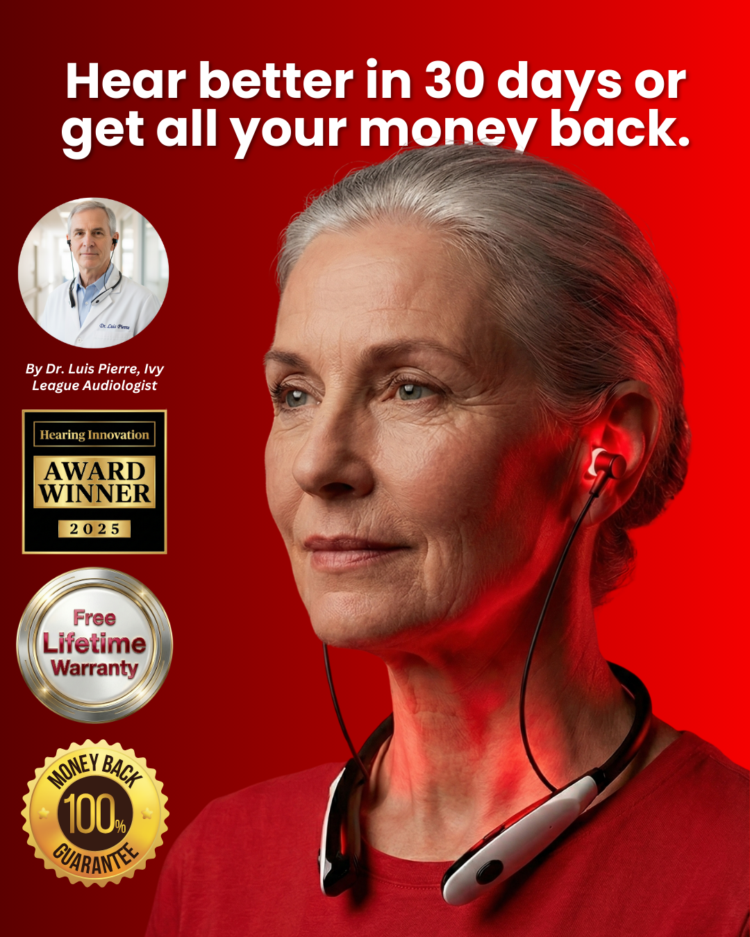 HearGlow - Red Light Therapy Earpiece