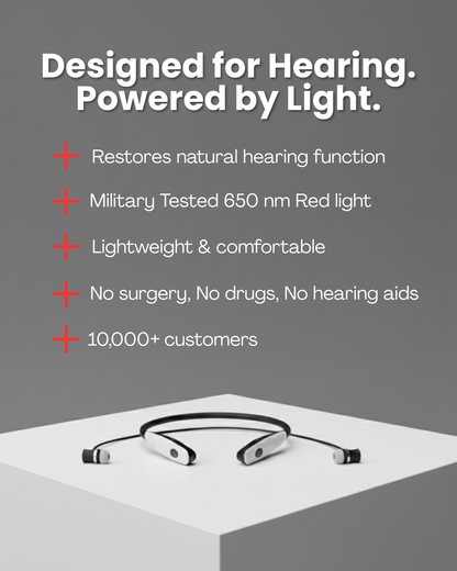 The Hear Glow - Red Light Therapy Earpiece