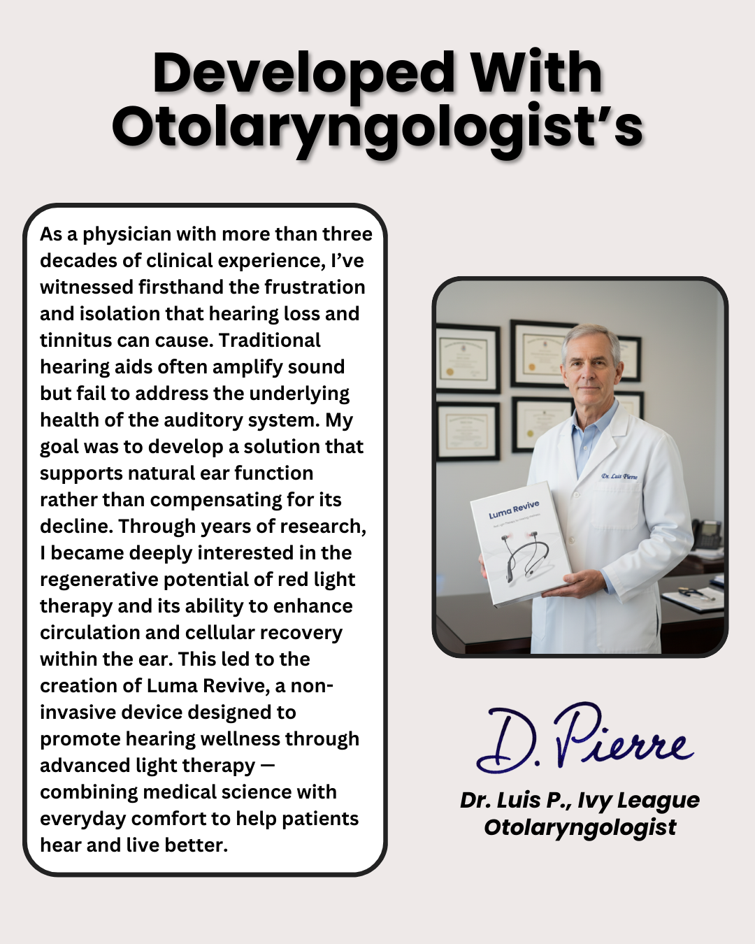 HearGlow - Red Light Therapy Earpiece