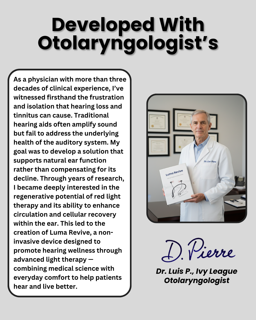 HearGlow - Red Light Therapy Earpiece